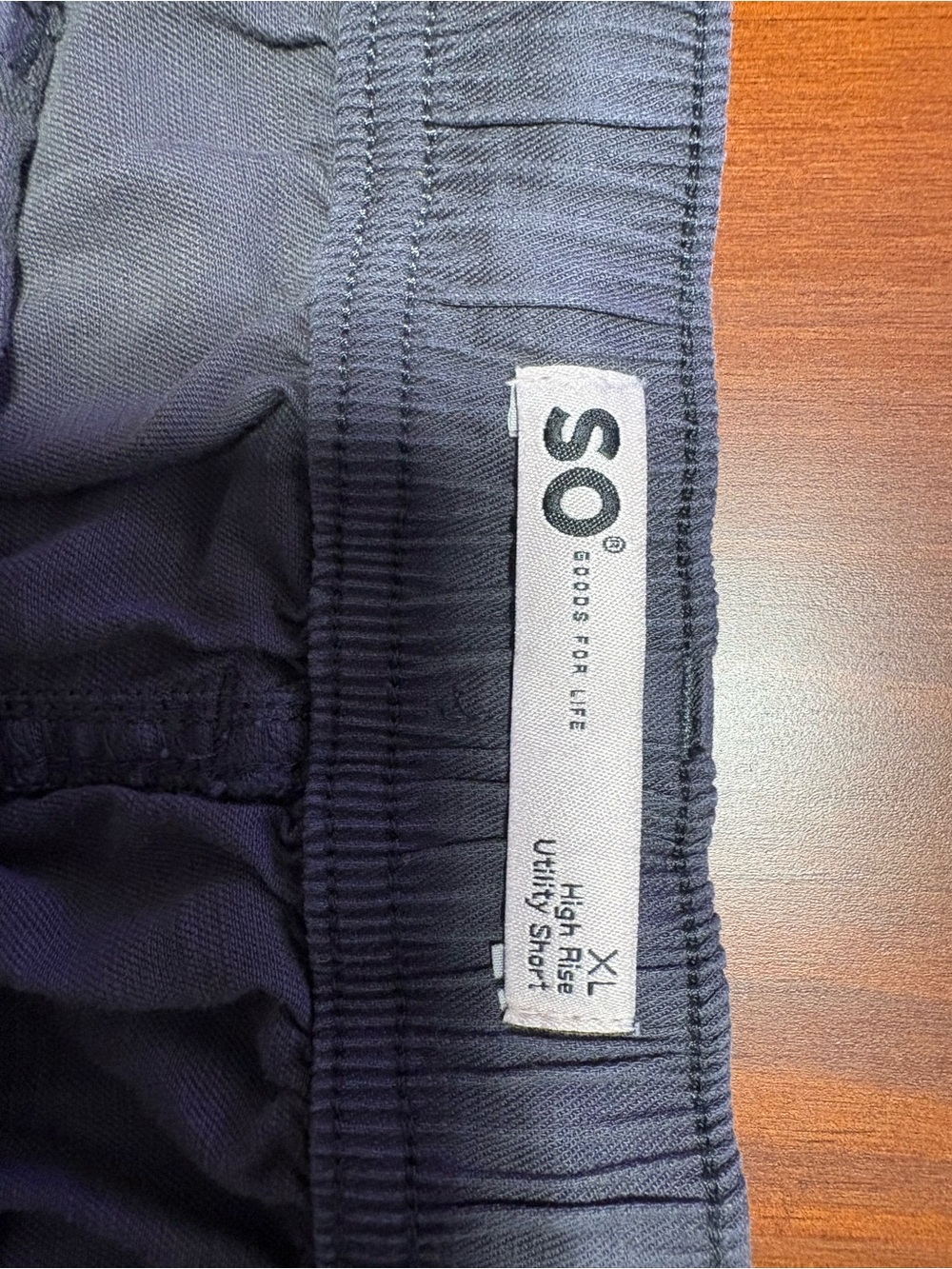 SOS High Rise Utility Short in Navy - Picture 2 of 3